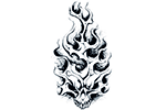 Cr�ne flammes alien