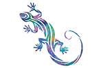 Gecko paillettes